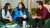 Three people in an informal meeting