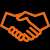 Hand shake icon