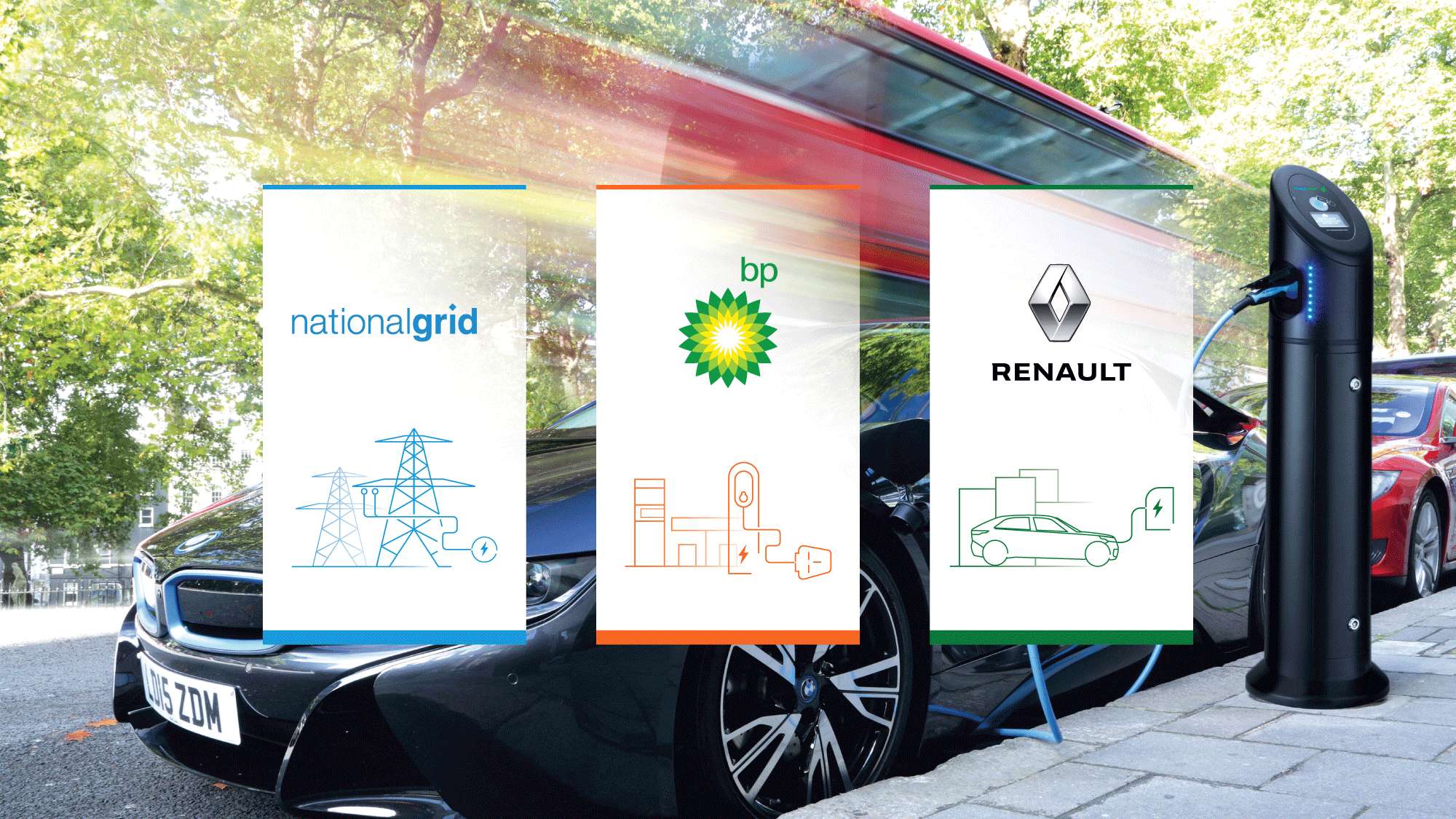 Bp electric top vehicle charging