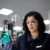 BP technologist studies a fuel sample in the laboratory