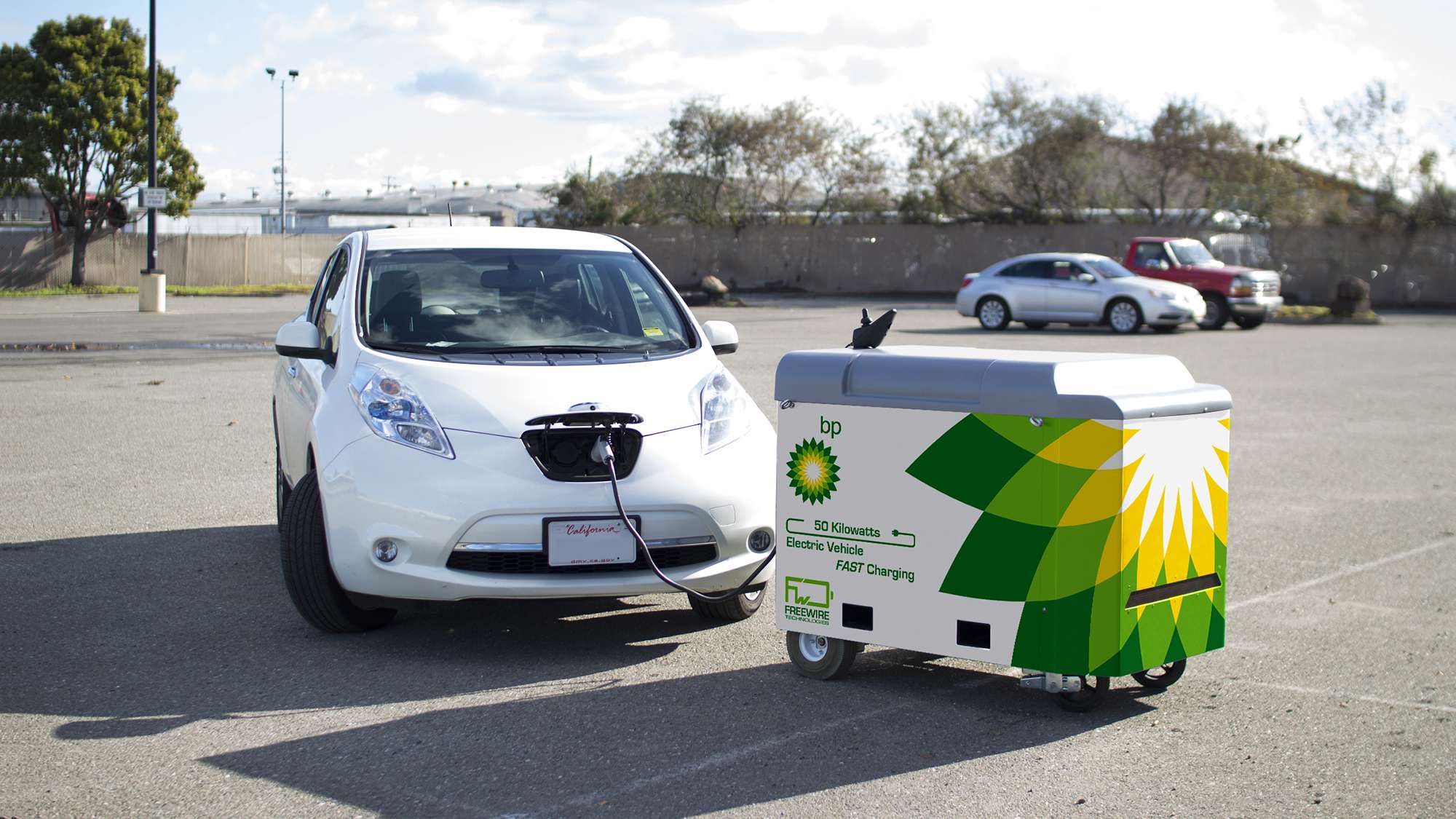 Mobile ev outlet charging station