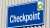 Checkpoint-Schild bp Gelsenkirchen