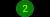 Number 2 icon