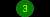 Number 3 icon