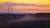 Wind turbines at sunset