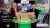 bp's Emma Delaney, executive vice president customers & products, stands behind a table of "Uber Eats" bags
