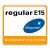 The text, "regular E15 with invigorate. May contain up to 10% ethanol"