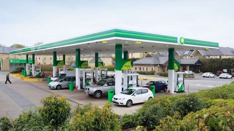 BP petrol station